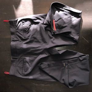Prada Black Sport Stretchy Nylon Men’s pants
